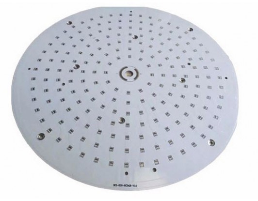 Aluminum PCB with Countersink Holes for LED