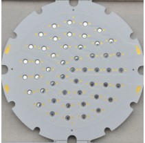 White metal core circuit board round aluminum led pcb