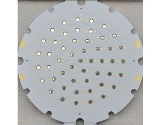 White metal core circuit board round aluminum led pcb